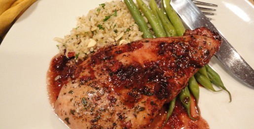 Blackberry Balsamic Chicken Breast
